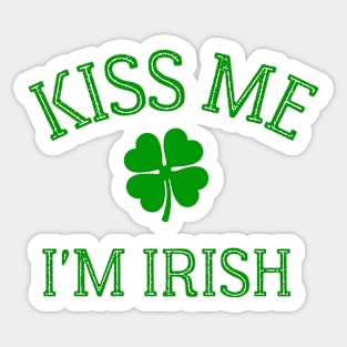 KISS ME I'M IRISH | Fun for St. Patrick's Day | T Shirts, Sticker Packs And More Sticker